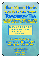 Glad To Be Here Tea! (Essiac Herbs, Sheep sorrel 25% roots)