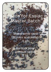 Essiac Master Batch: 2 Lb. 13 oz. Essiac herbs, Sheep sorrel 40% root